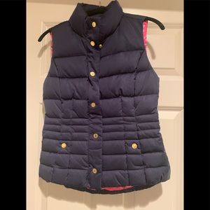 Navy and Pink Lilly Pulitzer Vest